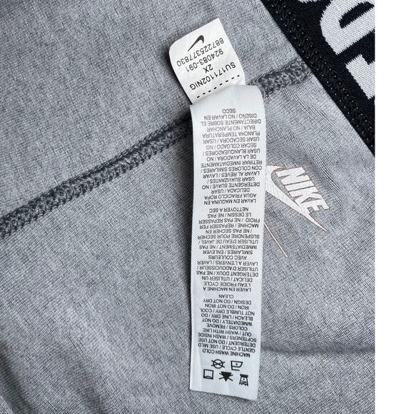 Grey Nike 'Just Do It" Irredecent logo Pants - Picture 8 of 8